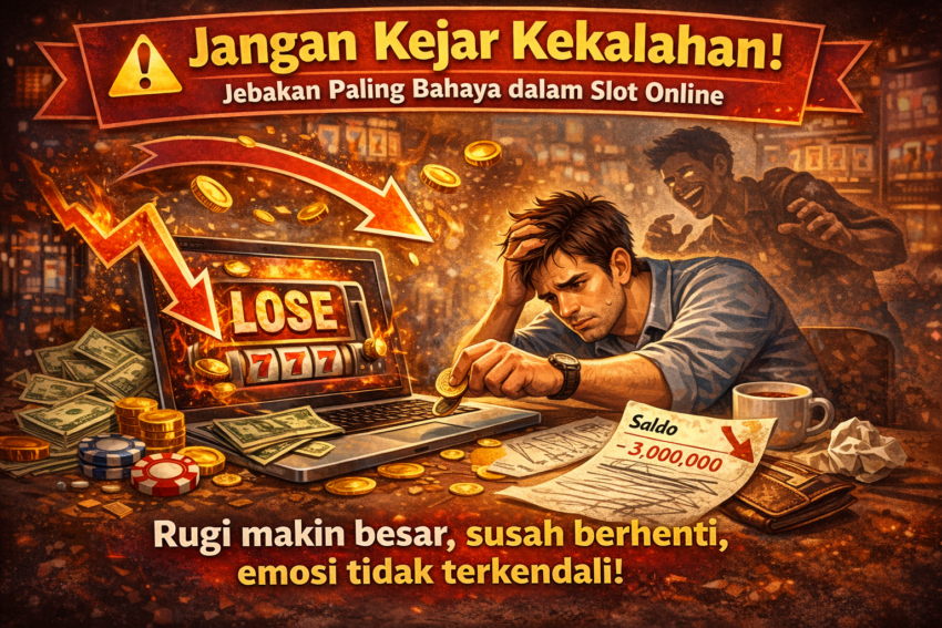 ⚠️ Jangan Kejar Kekalahan: Jebakan Paling Bahaya dalam Slot Online