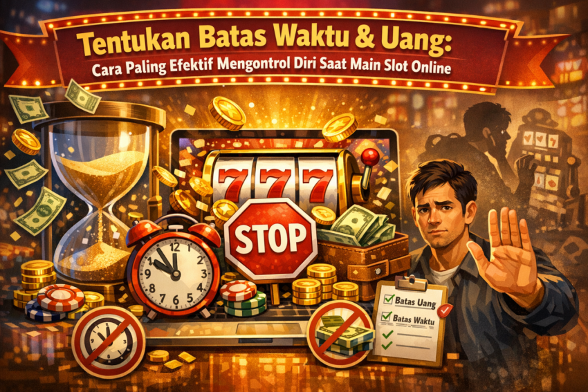 ⏳ Tentukan Batas Waktu & Uang: Cara Paling Efektif Mengontrol Diri Saat Main Slot Online